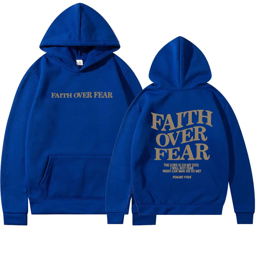 Faith Over Fear Hoodie Veloura