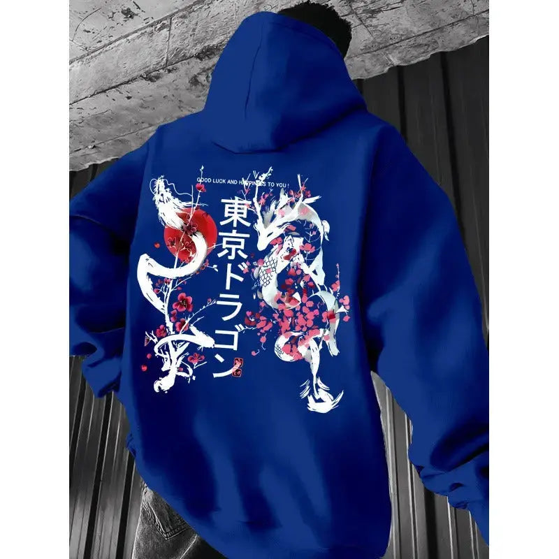 Japanese Pattern Hoodie Pullover StriveWear