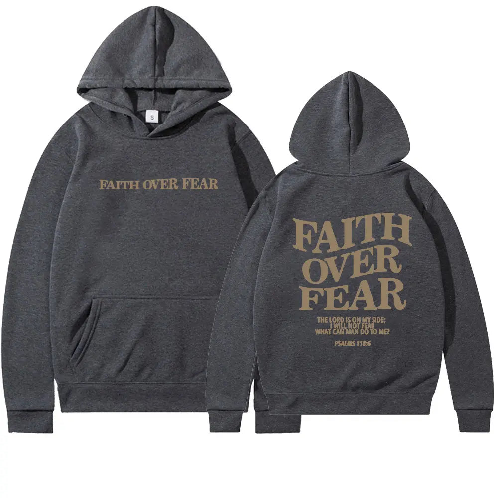 Faith Over Fear Hoodie Veloura