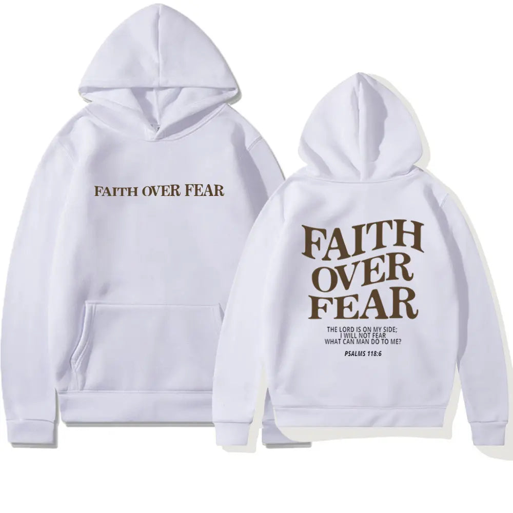 Faith Over Fear Hoodie Veloura