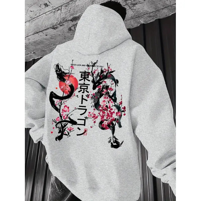Japanese Pattern Hoodie Pullover StriveWear