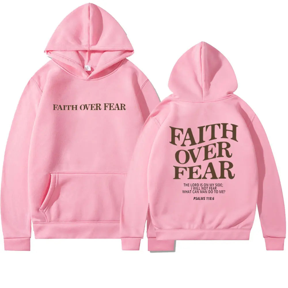 Faith Over Fear Hoodie Veloura