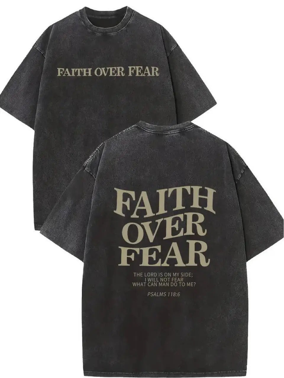 Faith Is Better Than Fear Batik T-shirt Veloura