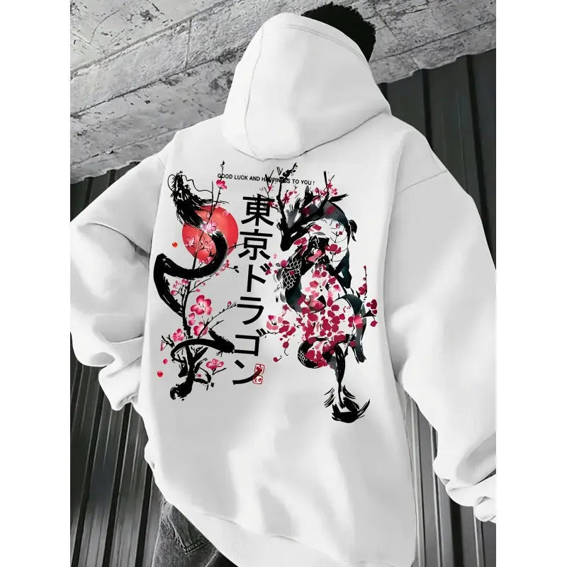 Japanese Pattern Hoodie Pullover StriveWear