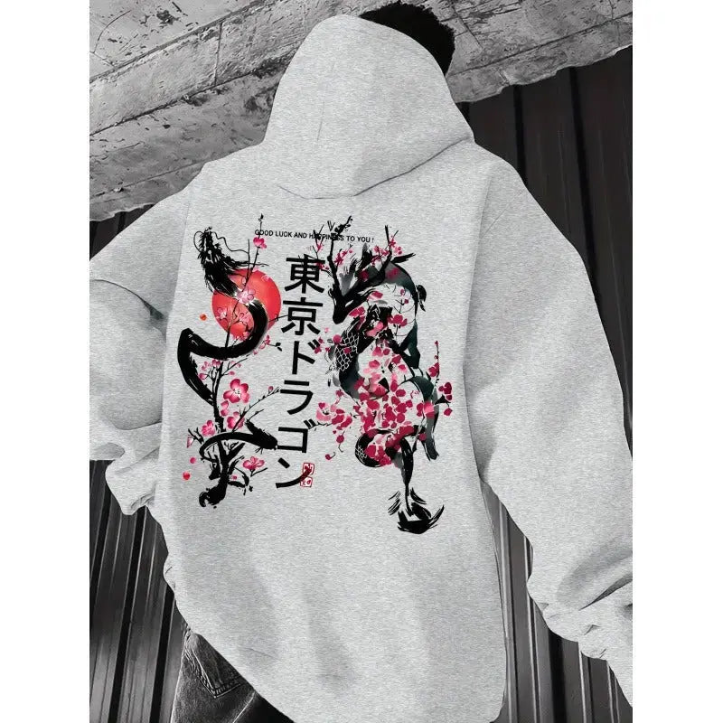 Japanese Pattern Hoodie Pullover StriveWear