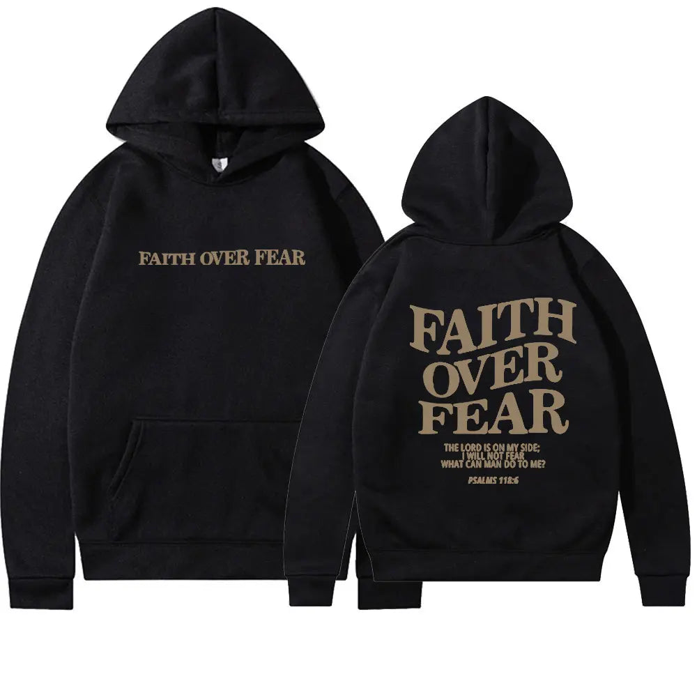 Faith Over Fear Hoodie Veloura
