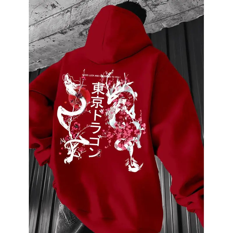 Japanese Pattern Hoodie Pullover StriveWear