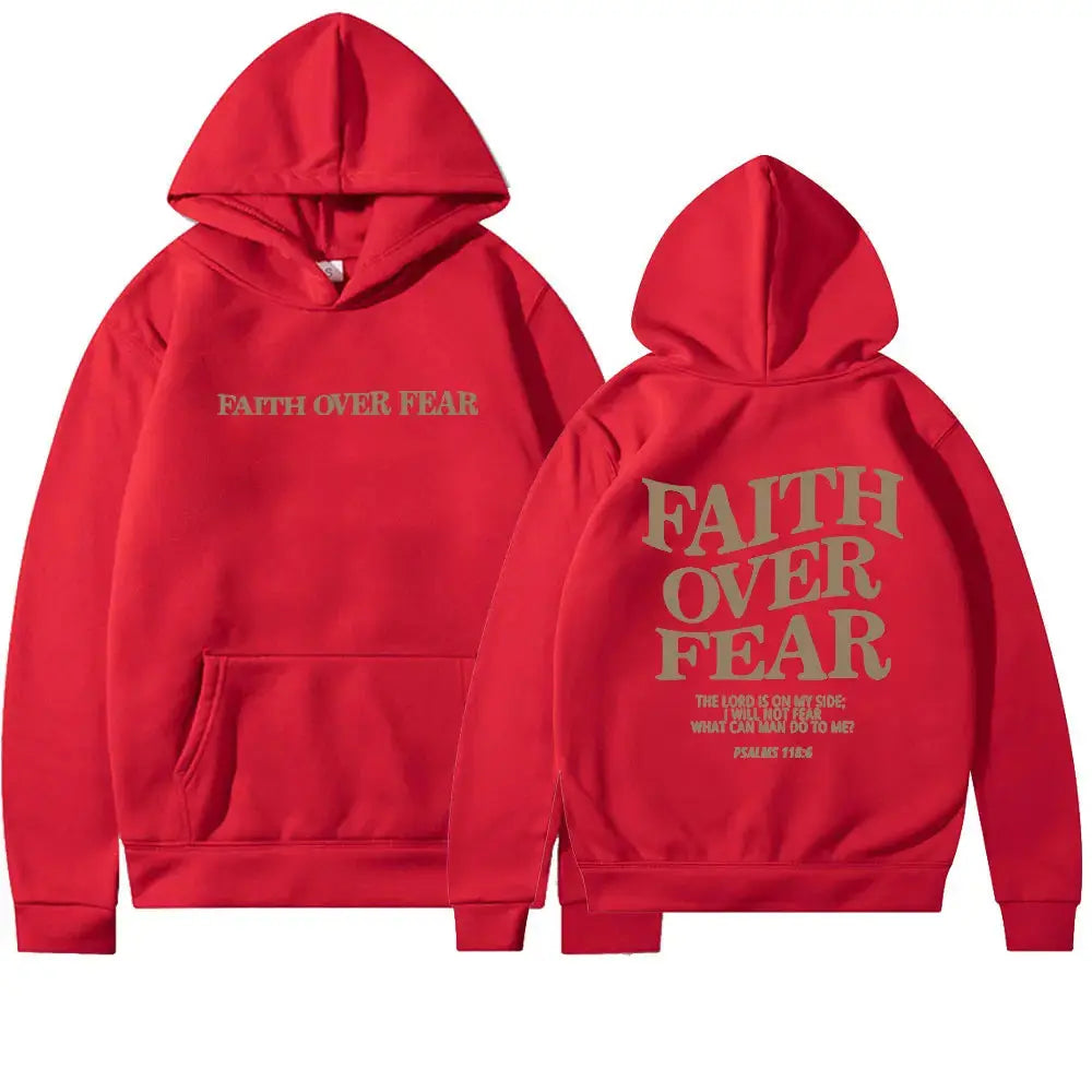 Faith Over Fear Hoodie Veloura