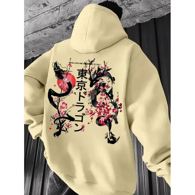 Japanese Pattern Hoodie Pullover StriveWear