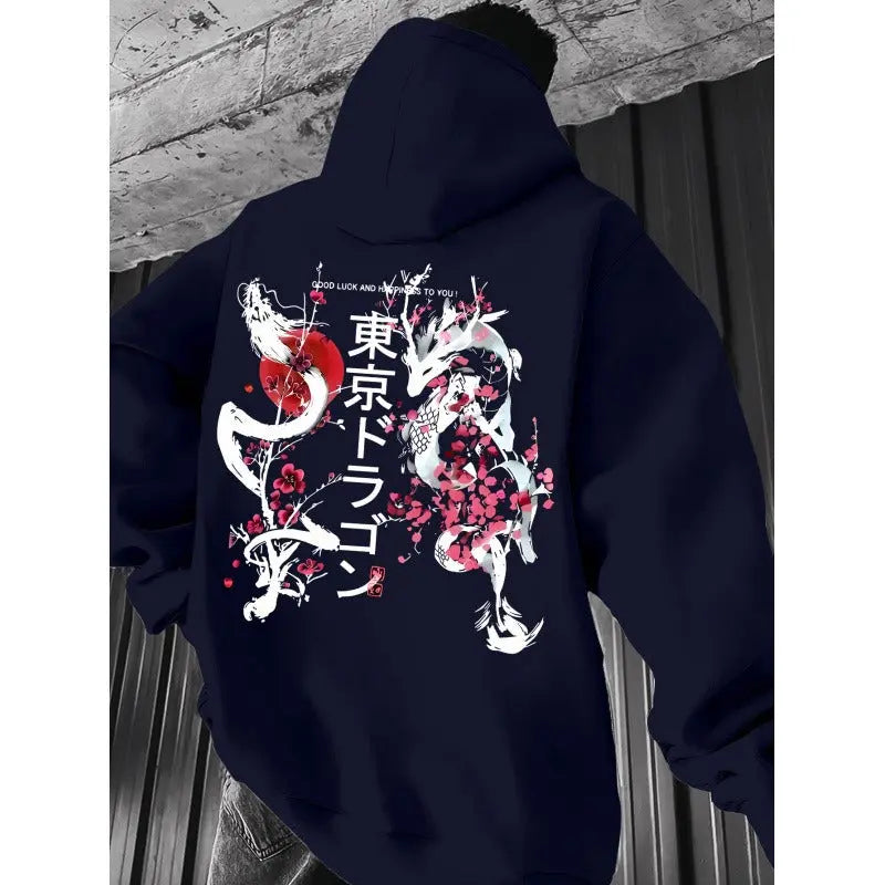 Japanese Pattern Hoodie Pullover StriveWear