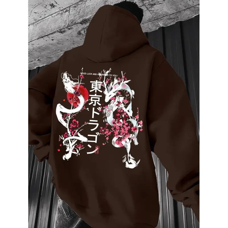 Japanese Pattern Hoodie Pullover StriveWear