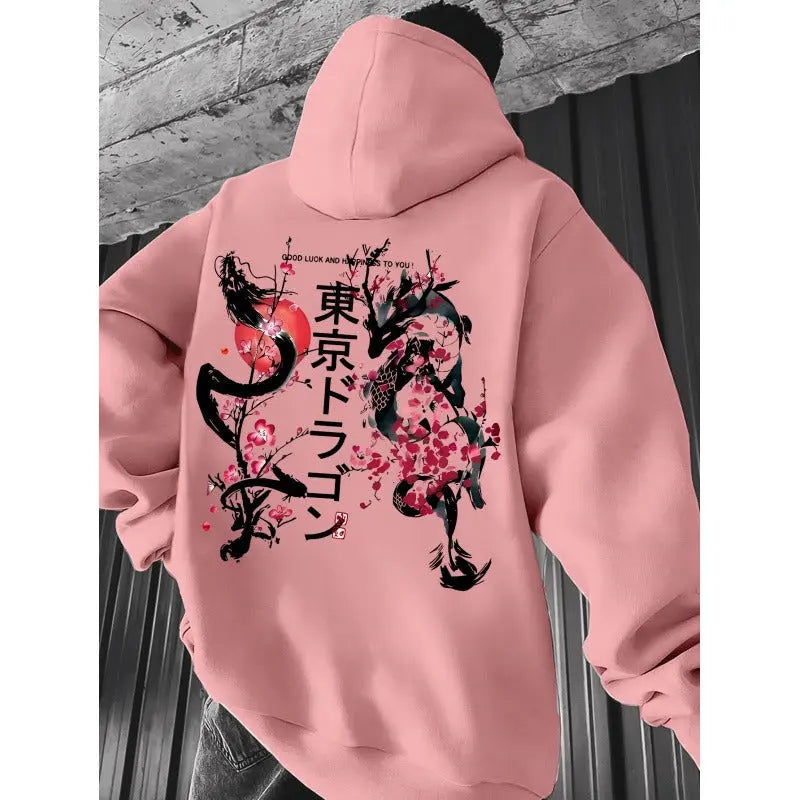 Japanese Pattern Hoodie Pullover StriveWear