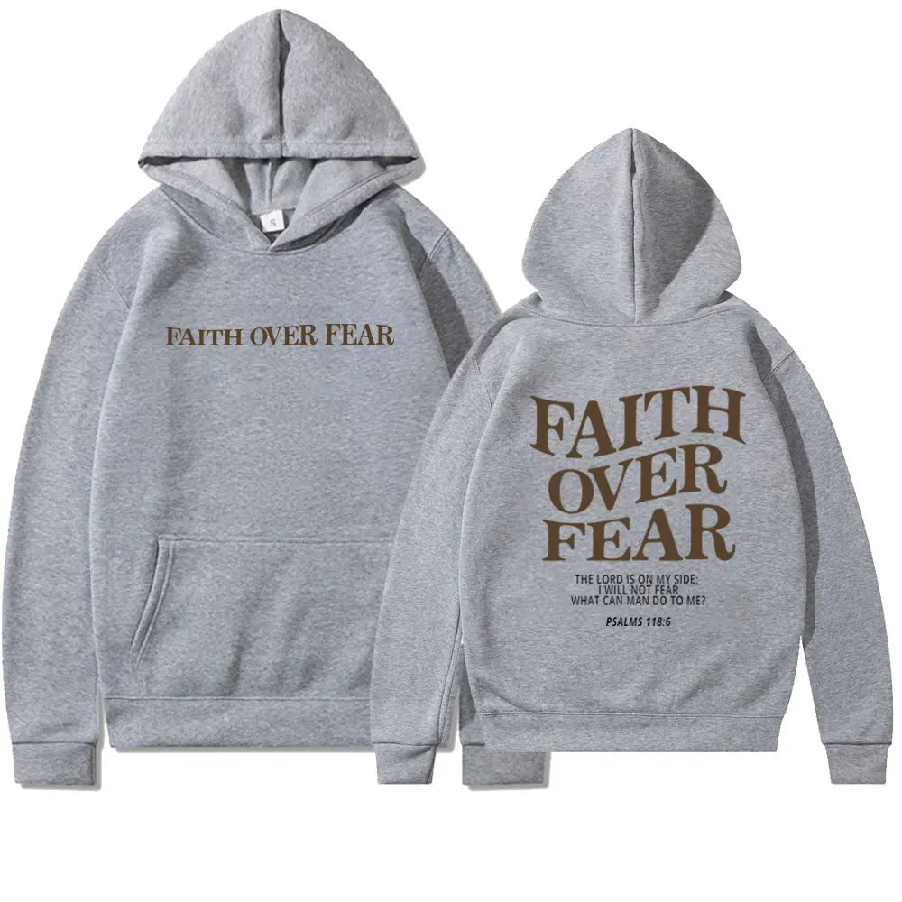 Faith Over Fear Hoodie Veloura
