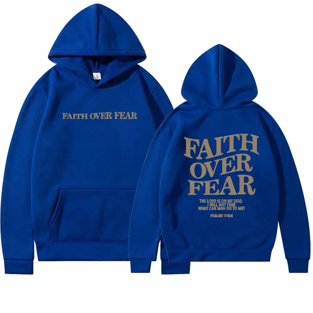 Faith Over Fear Hoodie Veloura